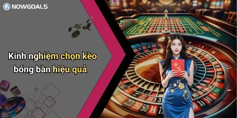 Kinh nghiệm chọn kèo bóng bàn hiệu quả