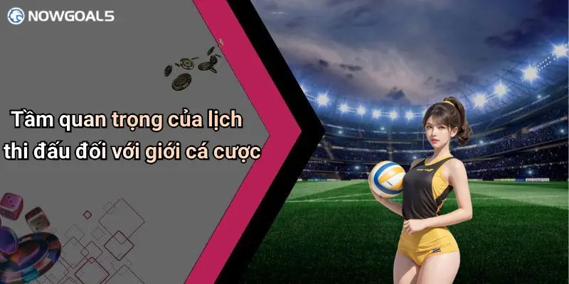 Tầm quan trọng của lịch thi đấu đối với giới cá cược