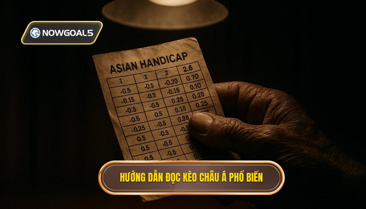 Hướng dẫn cách đọc kèo châu Á qua các tỷ lệ phổ biến
