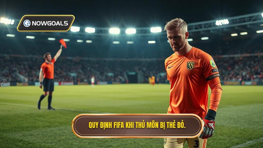 1. Quy định FIFA khi thủ môn bị thẻ đỏ.