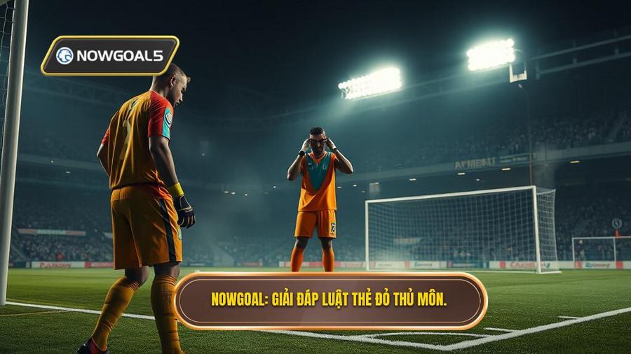 NOWGOAL_ Giải đáp luật thẻ đỏ thủ môn.