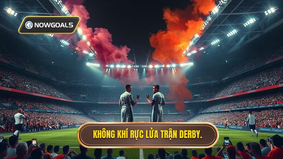 1. Không khí rực lửa trận Derby.
