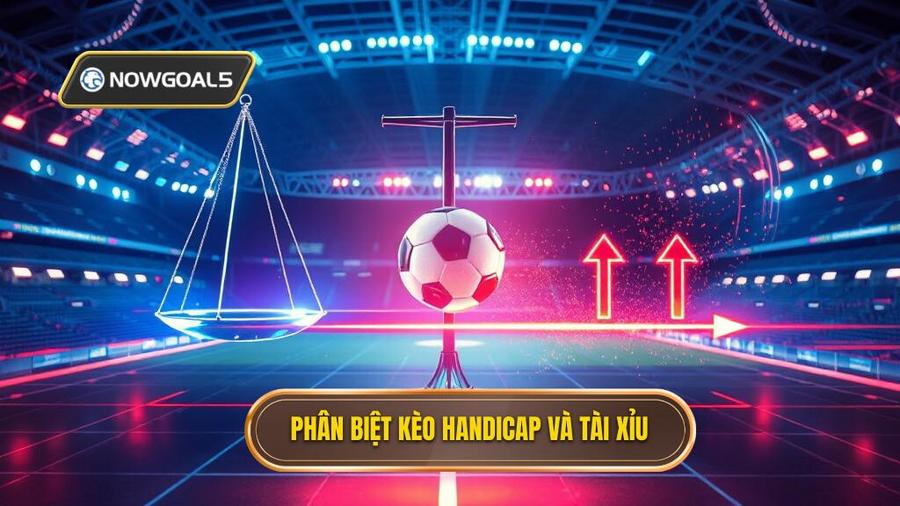 1. Phân biệt kèo Handicap và Tài Xỉu