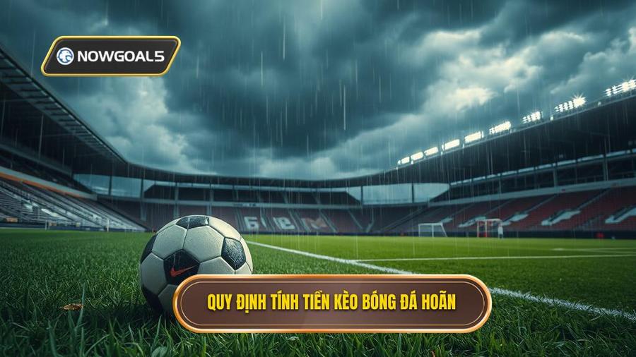 2. Quy định tính tiền kèo bóng đá hoãn