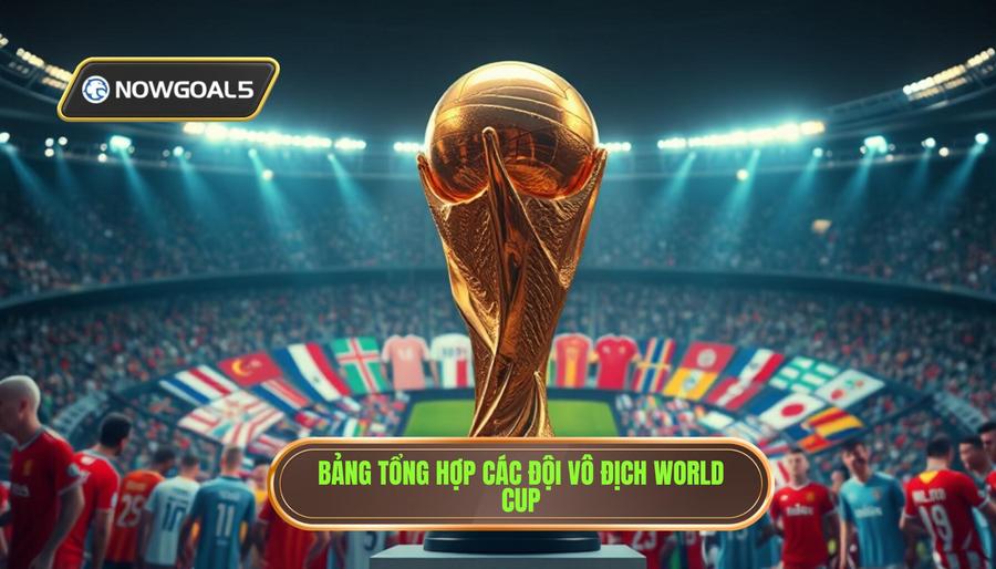 Bảng Tổng Hợp Các Đội Vô Địch World Cup Qua Các Thời Kỳ