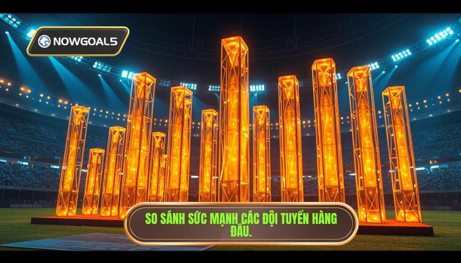 Bảng so sánh sức mạnh các đội tuyển hàng đầu