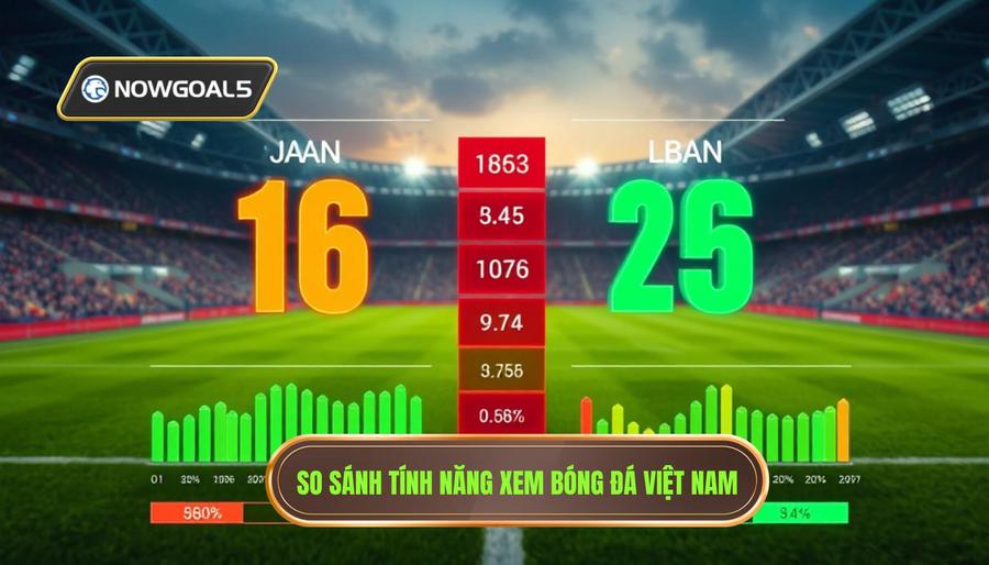 Bảng so sánh tính năng theo dõi bóng đá Việt Nam Bảng so sánh tính năng theo dõi bóng đá Việt Nam